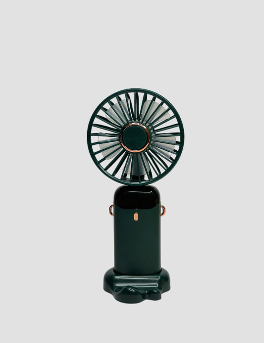 LED powered Portable and Digital Mini Fan, which is Rechargeable along with being Handheld with Speed Adjustments, Quiet mode Operation, and a Lightweight, stunning Design suitable for Office, Home, and Outdoor Use