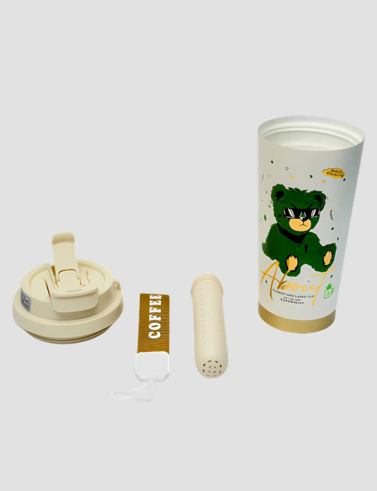 520 ml Teddy Thermos Flask | Double-wall Vacuum insulated , Leakproof , Portable