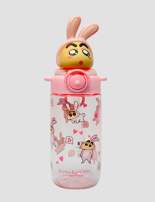 650 ml Shinchan Steel Water Bottle | Double-Wall Insulated Leakproof for kids | Playful Design, BPA-Free